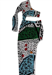 Norma Kamali - One Sleeve Shane Wide Slit Gown