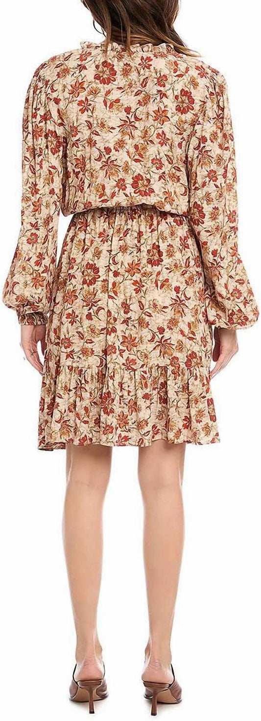 Karen Kane - Long Sleeve Tiered Mini Dress