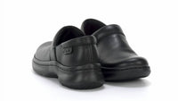 Clarks Women's Pro Gem Clog in black leather - women's shoe - alternate view