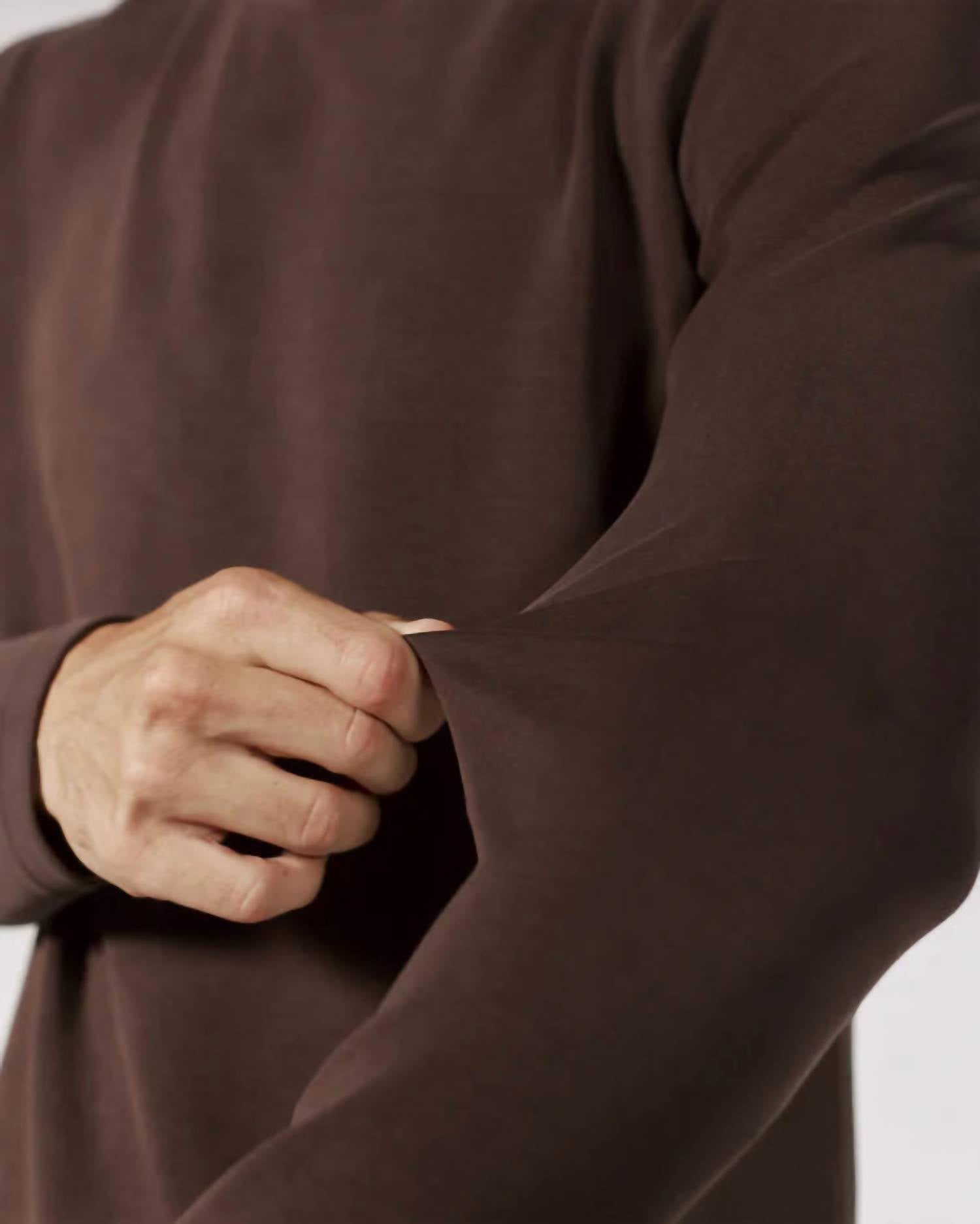 7Diamonds Men's Rev Long Sleeve Tee in bordeaux - men's long sleeve top - alternate view