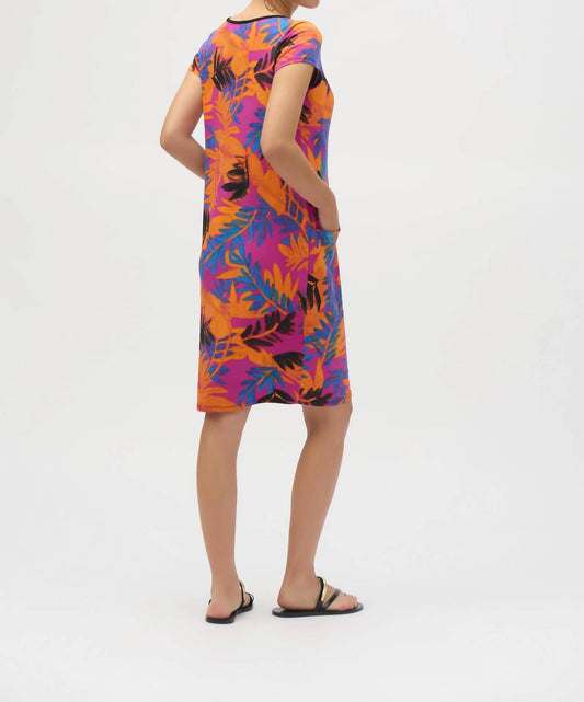 Joseph Ribkoff - Tropical Print T-shirt Dress