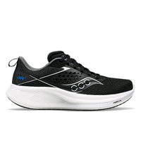 SAUCONY Men's Ride 17 Shoes in black white - men's shoe