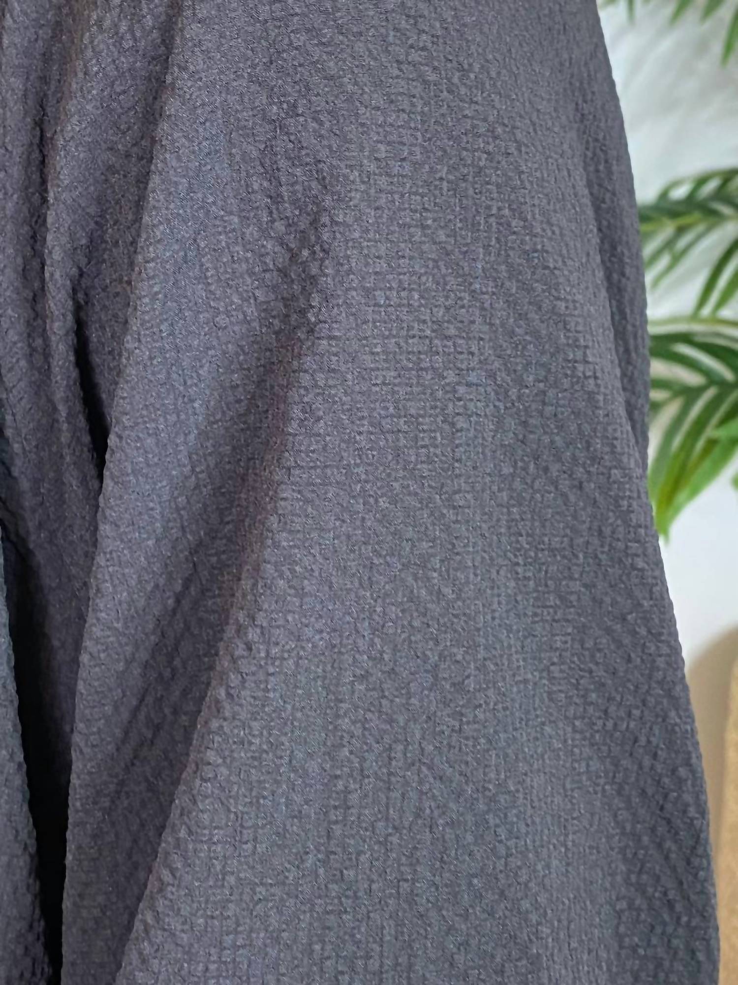 Umgee - V-neck Blouse With Balloon Sleeves