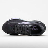 BROOKS Women's Ghost 17 Running Shoes in grey clearwater purple - women's shoe - alternate view