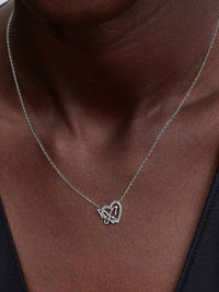 Pandora - Entwined Heart & Butterfly Pendant Necklace