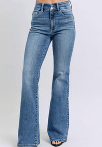 Judy Blue - Fancy Bottoms Flare Jeans