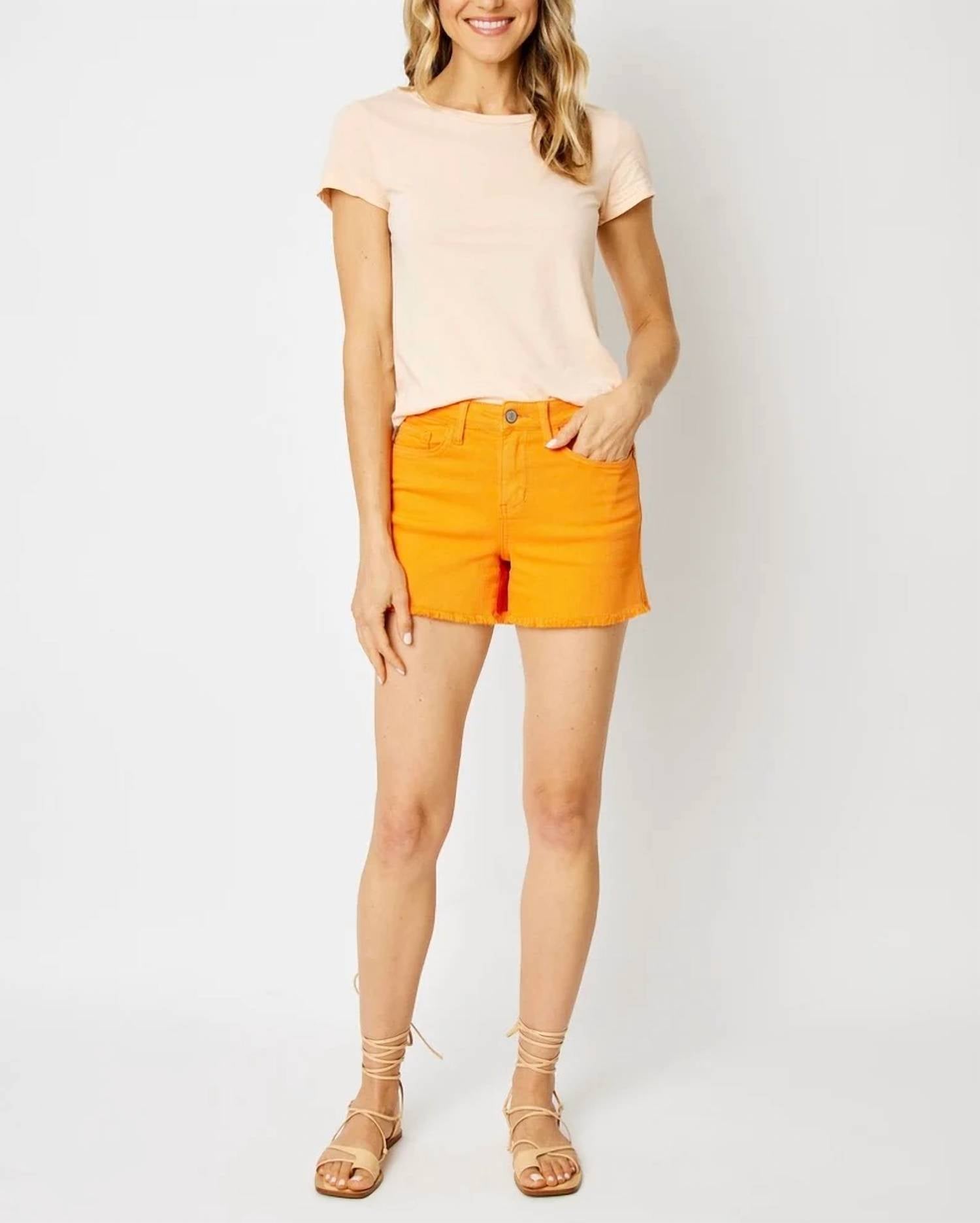 Judy Blue - Fray Hem Shorts