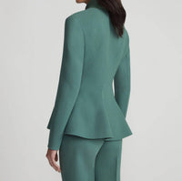 Lafayette 148 - Collarless Flounced Hem Jacket
