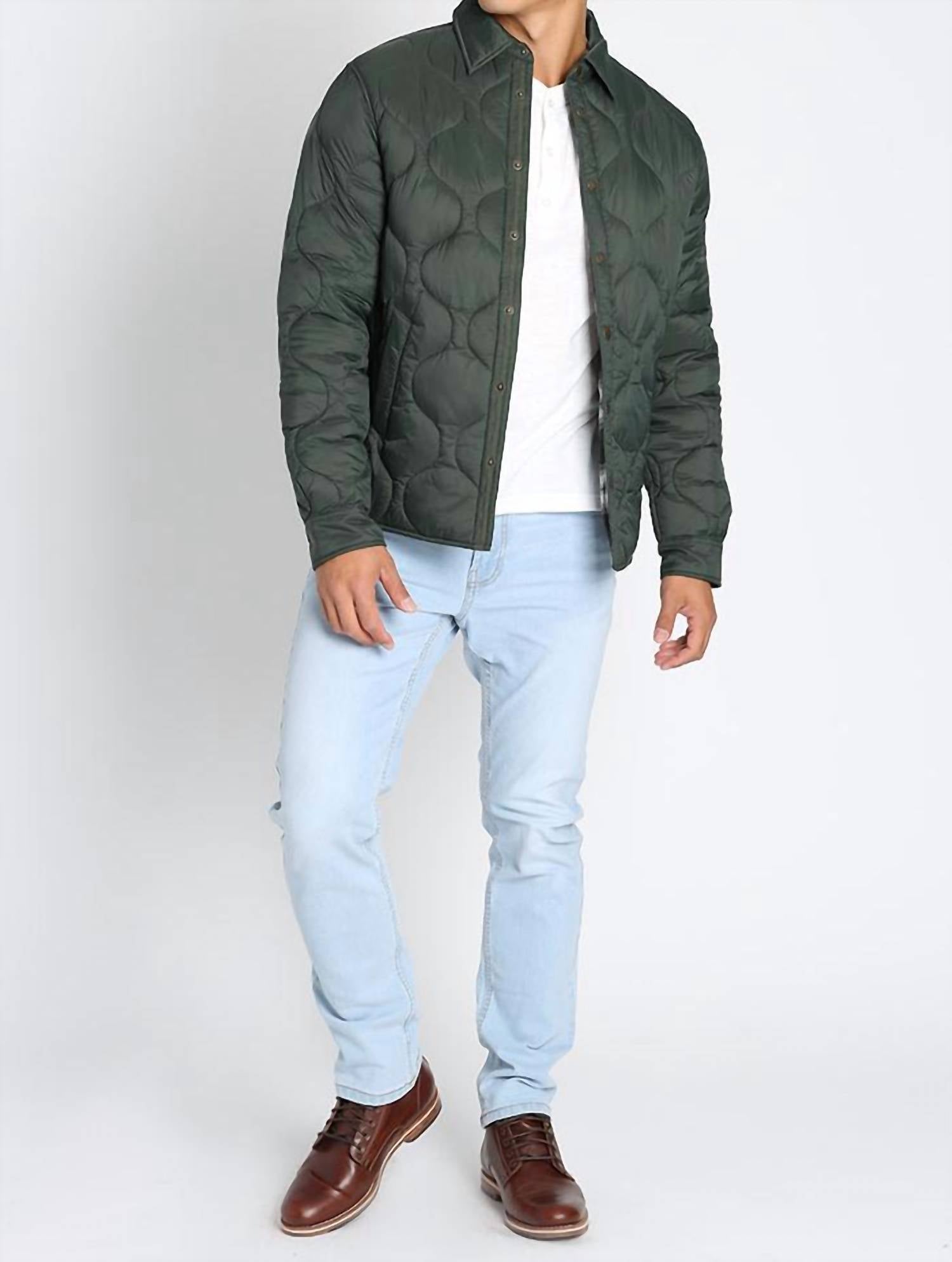 Jachs New York - Quilted Flannel Lined Puffer Jacket