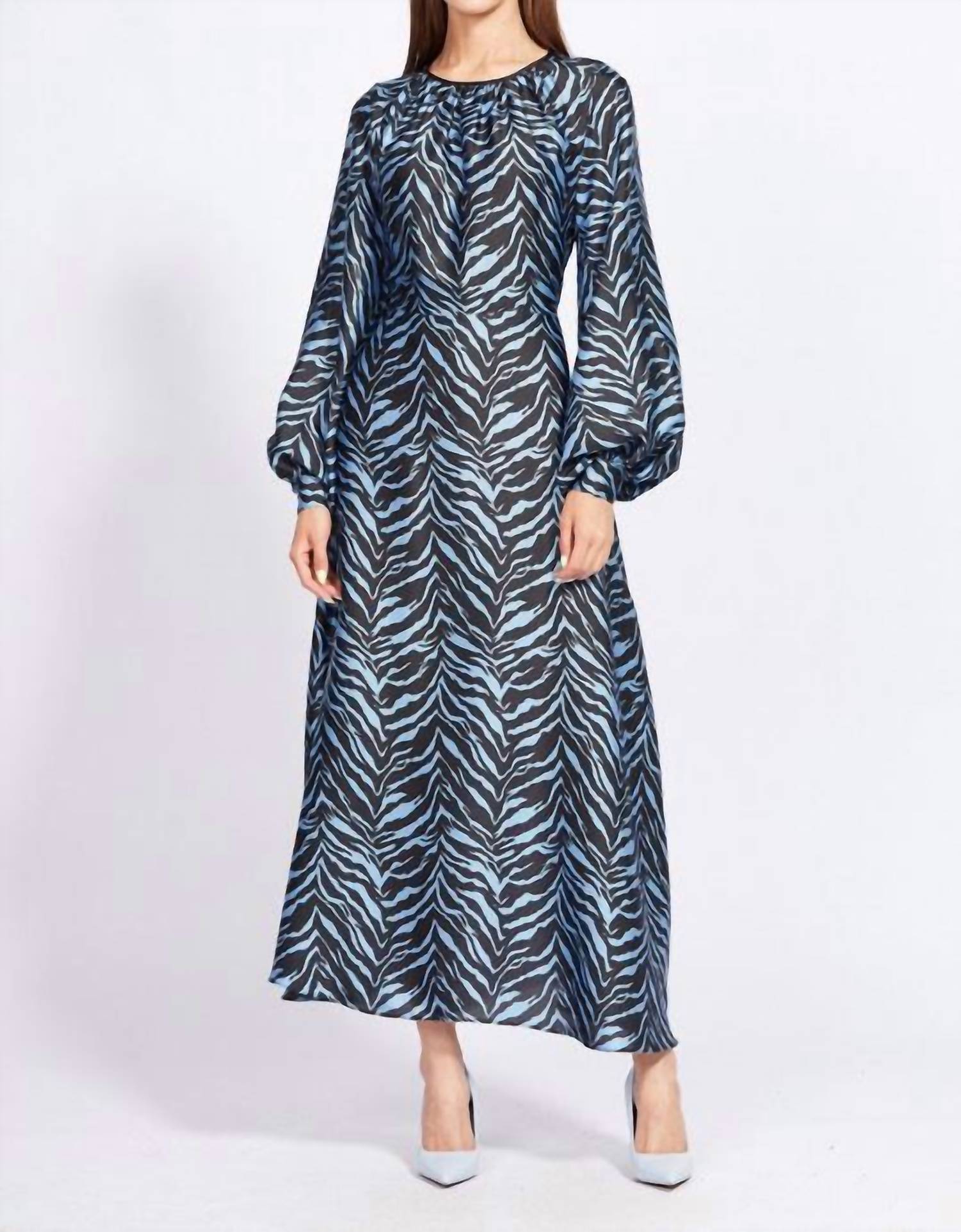Eola - Satin Midi Dress