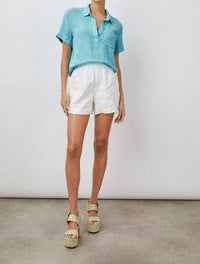 Rails Savannah Top in summer aqua - women's blouse