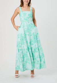 French Connection - Cooper Linen Sophie Fleur Maxi Dress