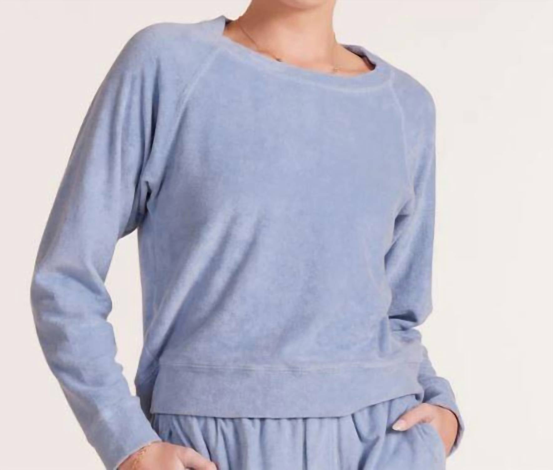 Bobi - Long Sleeve Terry Raglan Top