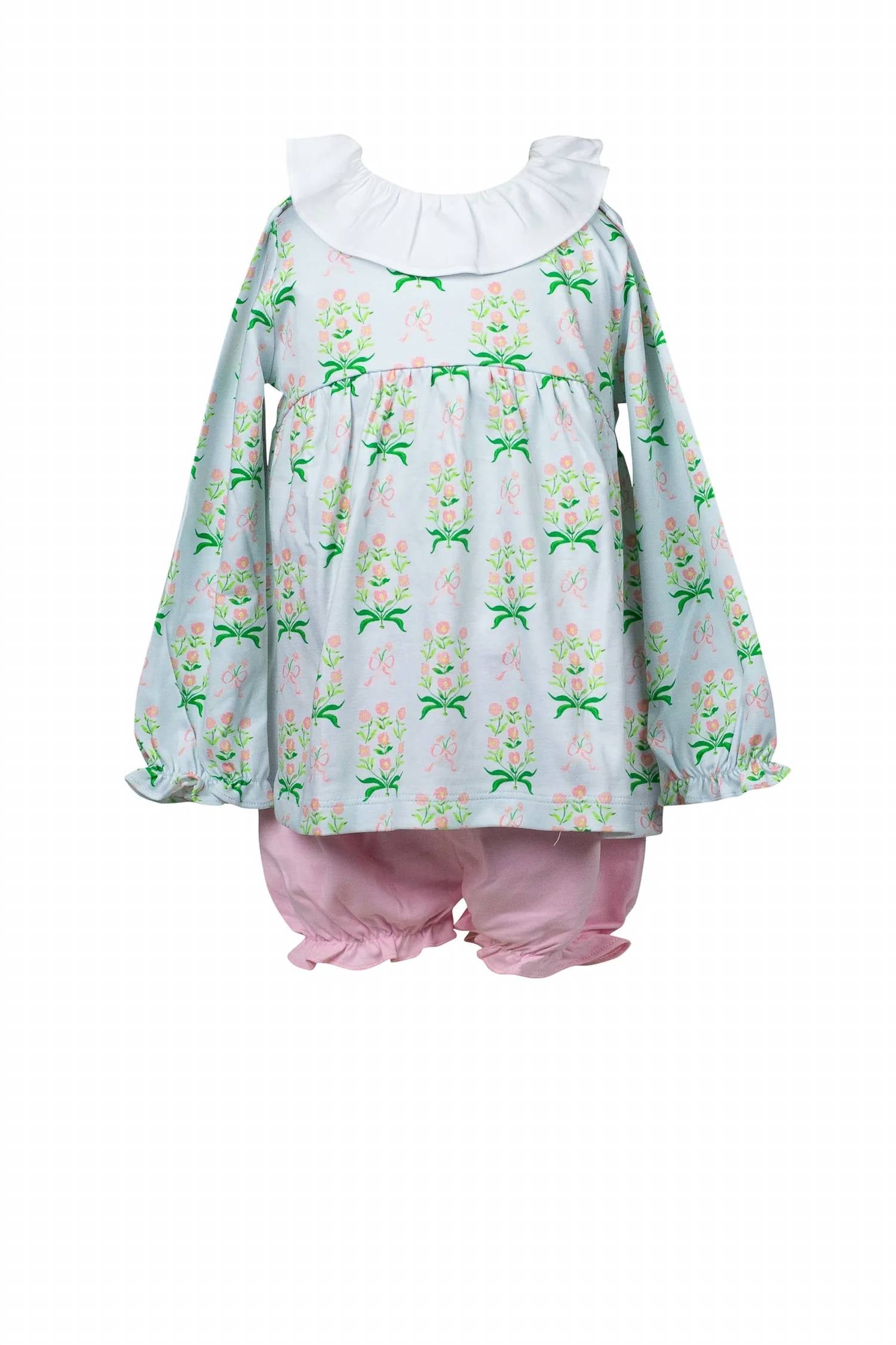 The Proper Peony - Kid's Margot Long Sleeve Bloomer Set