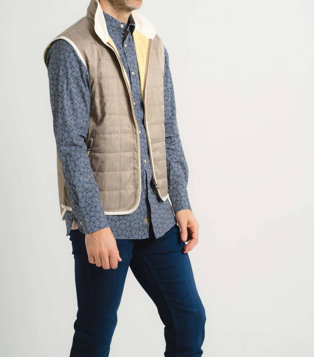 Luchiano Visconti - Men's Quilted Vest
