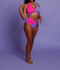 Porshia By Porshia Banks - Christie Color Block Bikini Brief