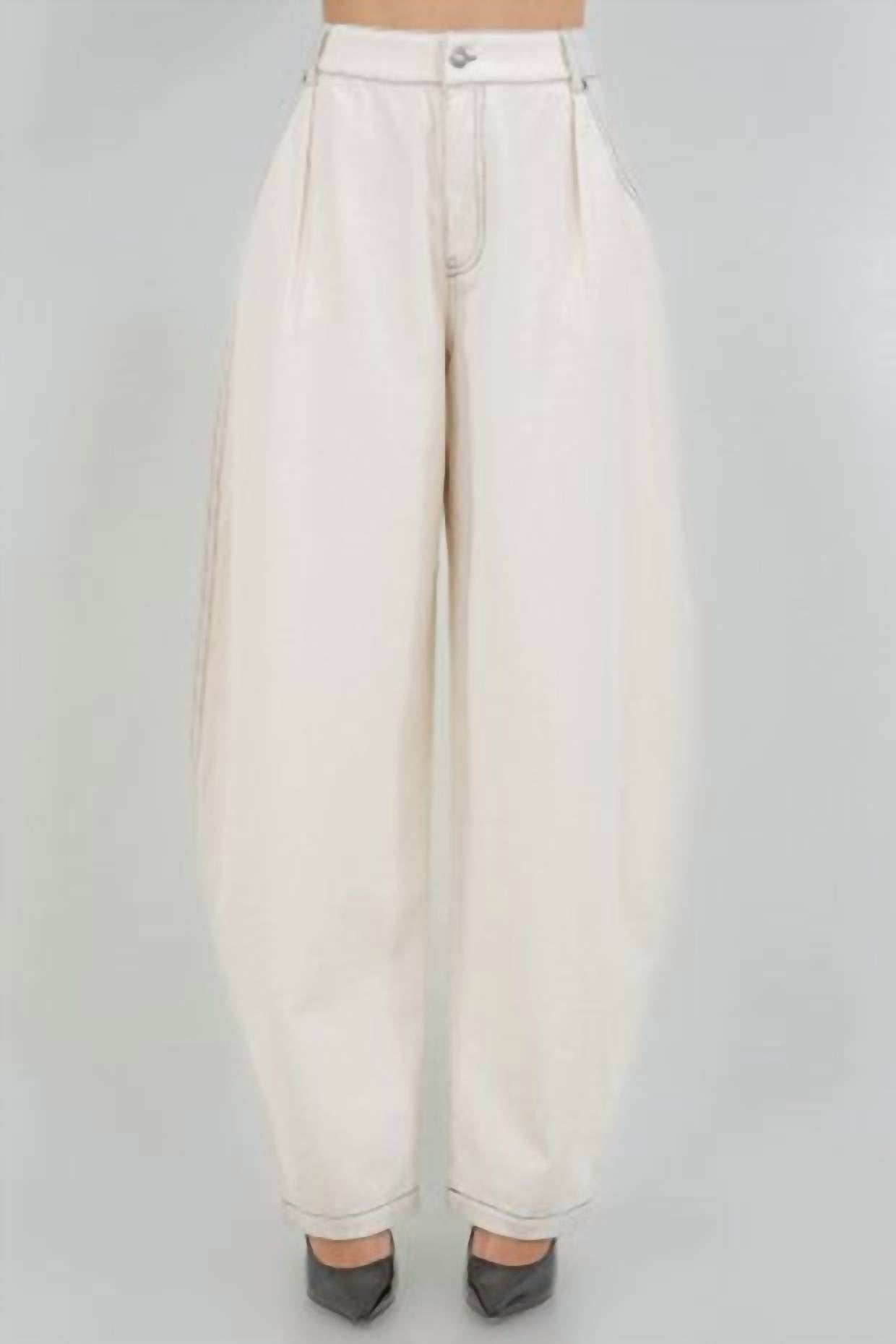 Whiteroom+Cactus - Sofia Barrel Leg Pants