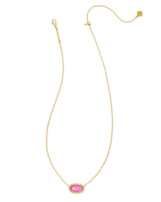 Kendra Scott - Elisa Ridge Frame Short Pendant Necklace