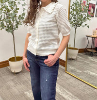 Staccato - Peter Pan Collar Cardigan