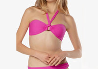 Helen Jon - Soft Tie Tortoise Bandeau Bikini Top