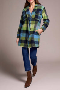 Tribal - Plaid Button-up Jacket