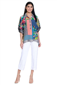 John Mark - Loose Button Up Tunic