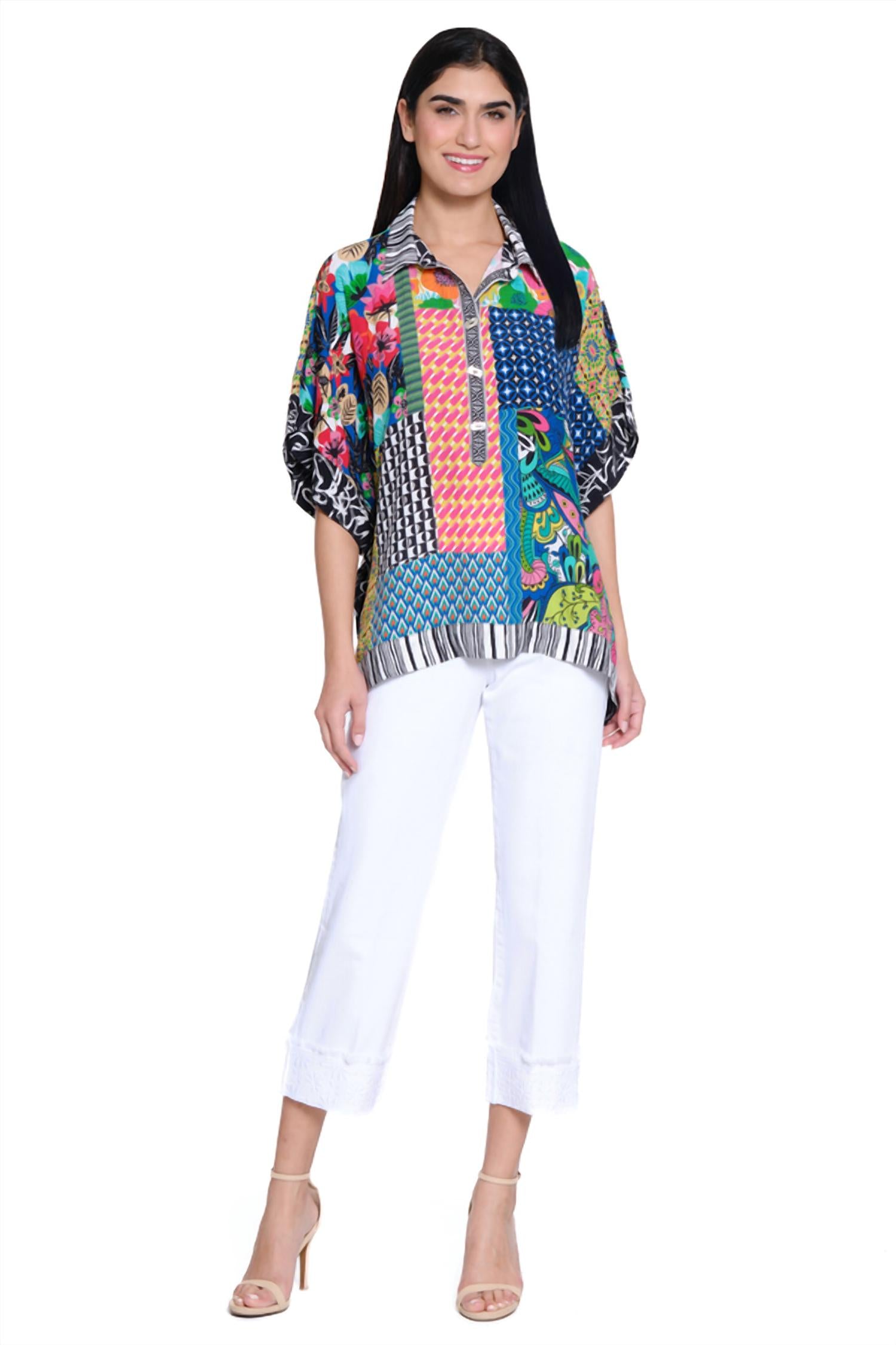 John Mark - Loose Button Up Tunic