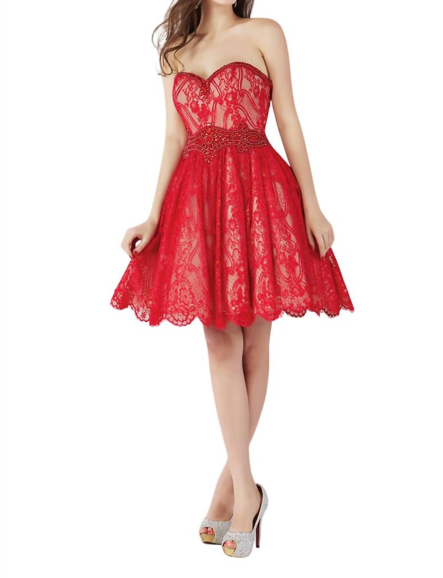 Angela & Alison - Short Prom Dress