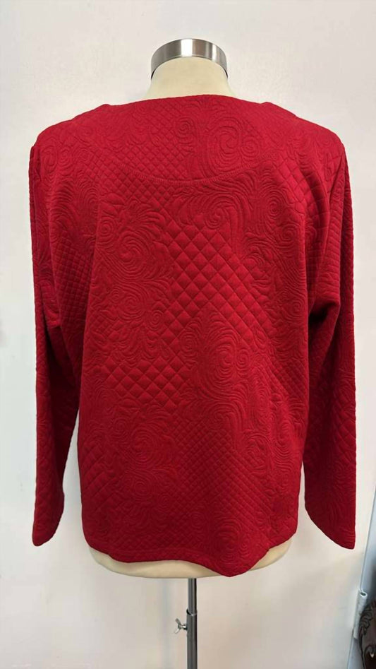 Sunday - Women's Full Zip Quilted Cardigan