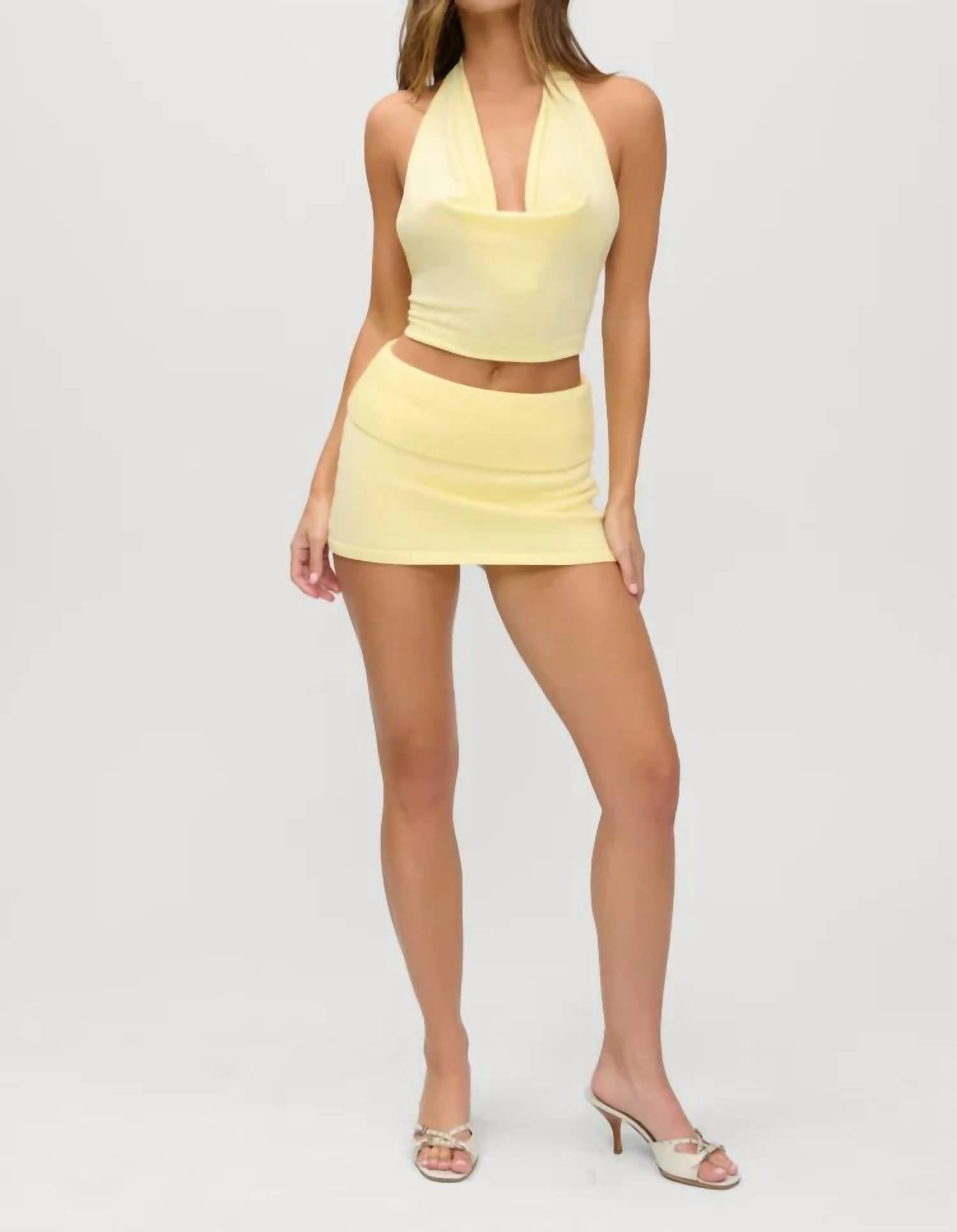 Frankies Bikinis - Briar Cloud Knit Skort