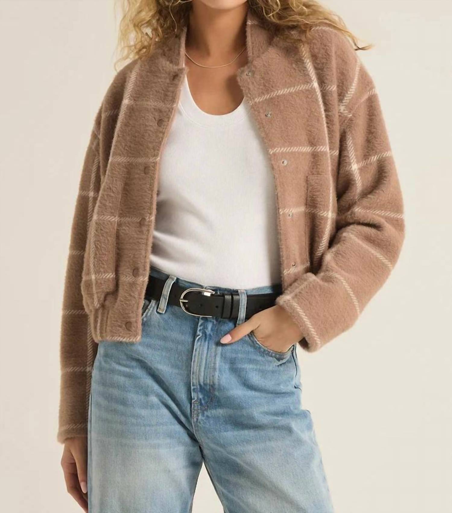 Z Supply - Lex Plaid Bomber Jacket