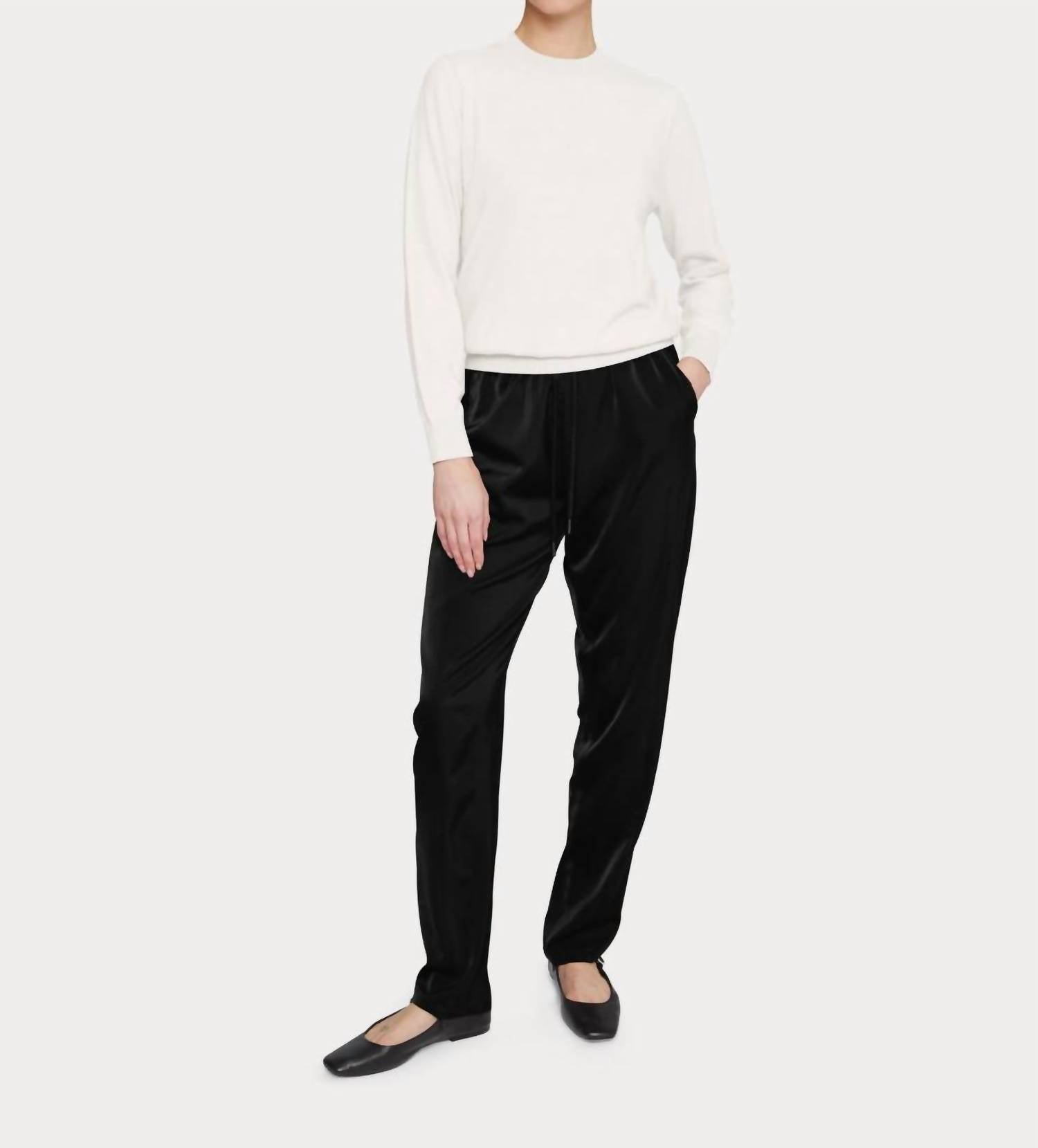 Amanda Maria - Vera Satin Jogger Pants