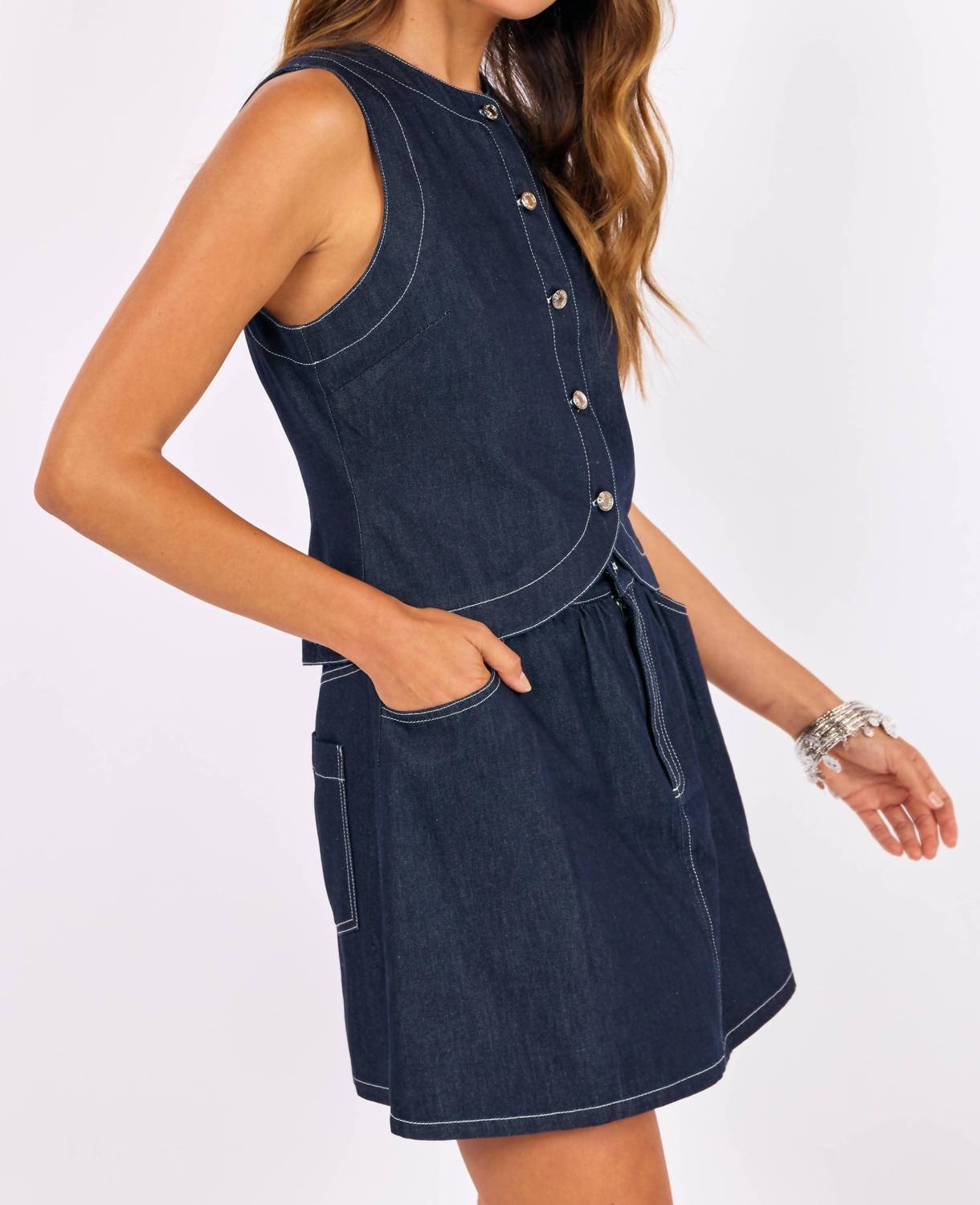 Sage The Label - Bodega Denim Vest