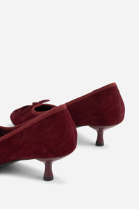 Intentionally Blank - Women's Bina Suede Kitten Heel Shoes