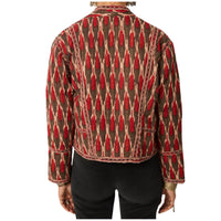 Maison Hotel Devendra Jacket in bonfire volcano - women's jacket - detail view