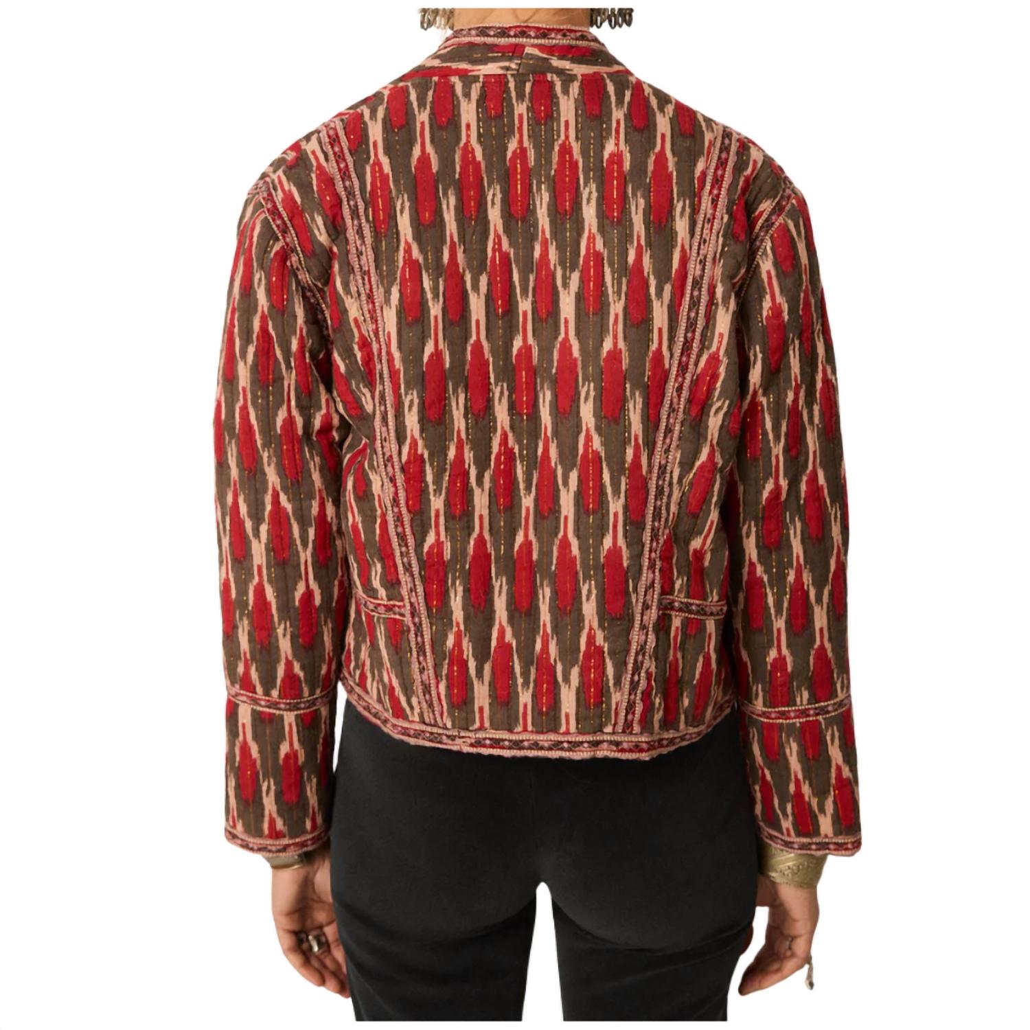 Maison Hotel Devendra Jacket in bonfire volcano - women's jacket - detail view