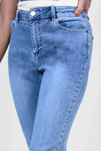 Frank Lyman - Lacey Lace Rhinestone And Pearl Jean - Plus