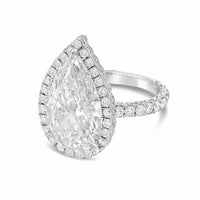 Diana M Jewels - Women's Pear Lab-Grown Diamond Fashion Ring (11.00 Ct) - Signature
