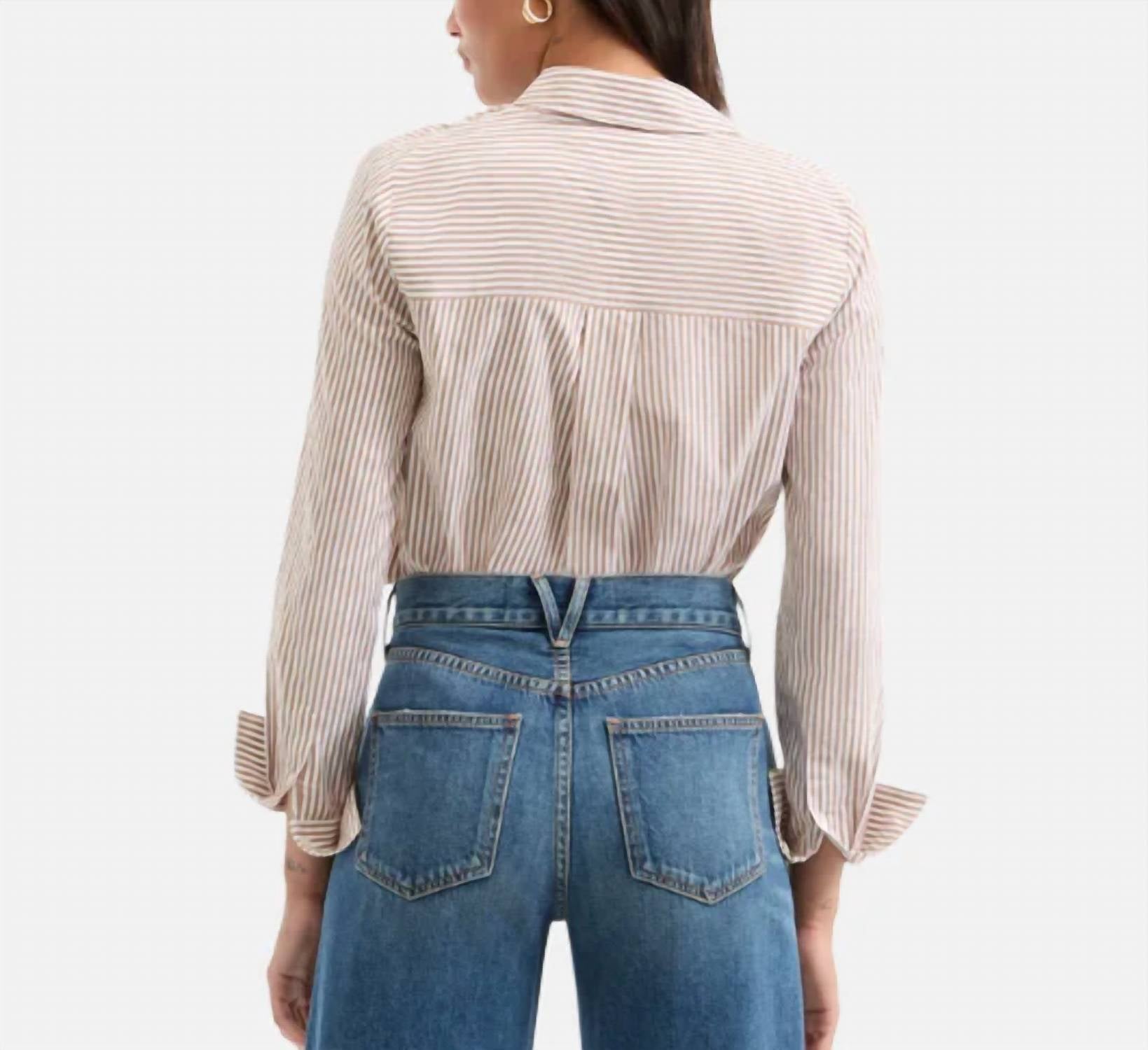 Veronica Beard - AMELIA STRIPE SHIRT