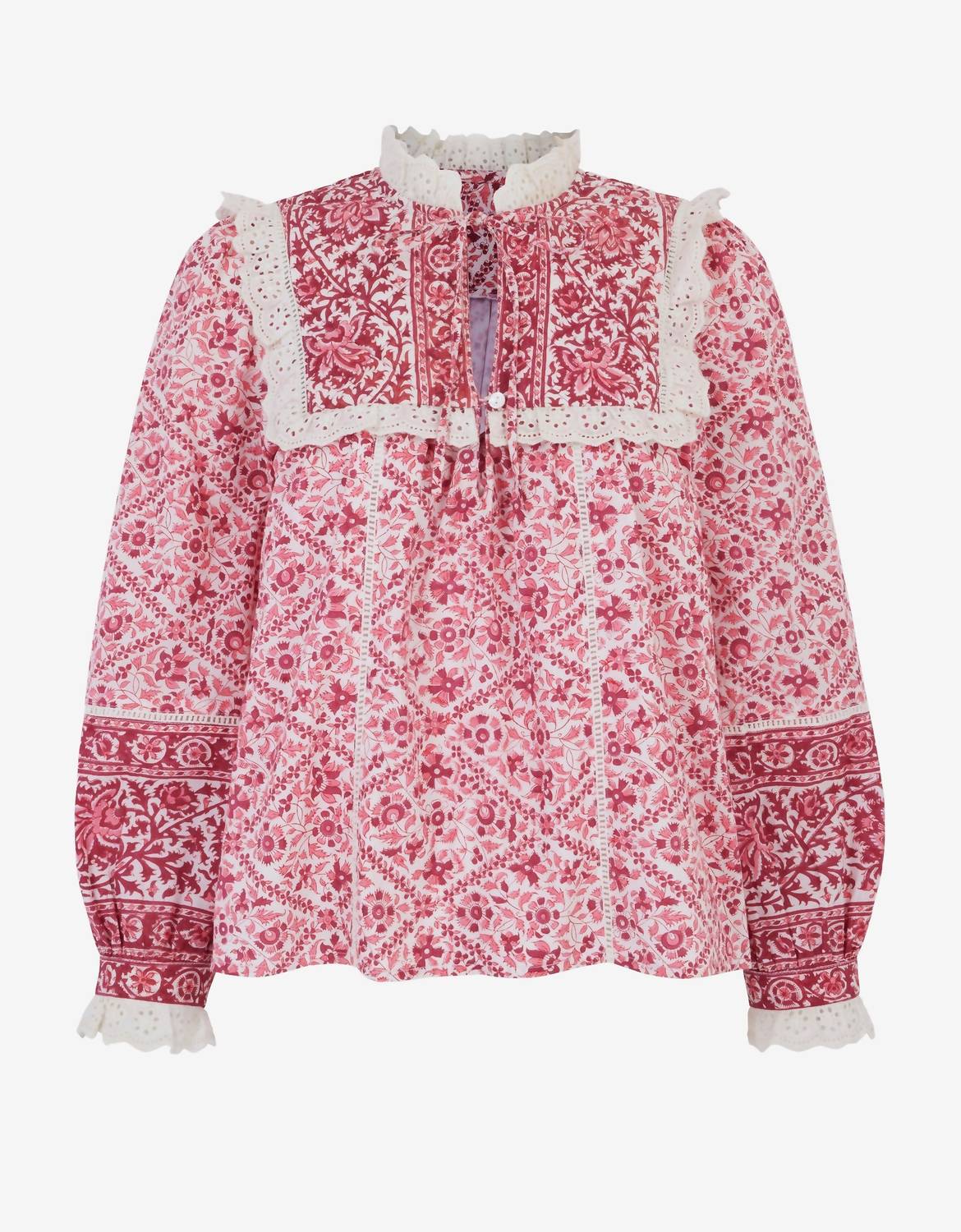 Pink City Prints - Nettie Blouse