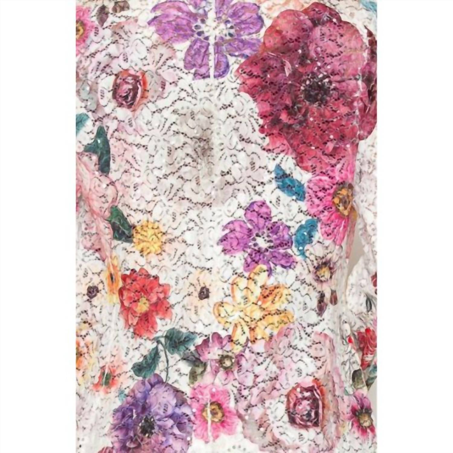 Origami - Women's Lace Floral Blazer
