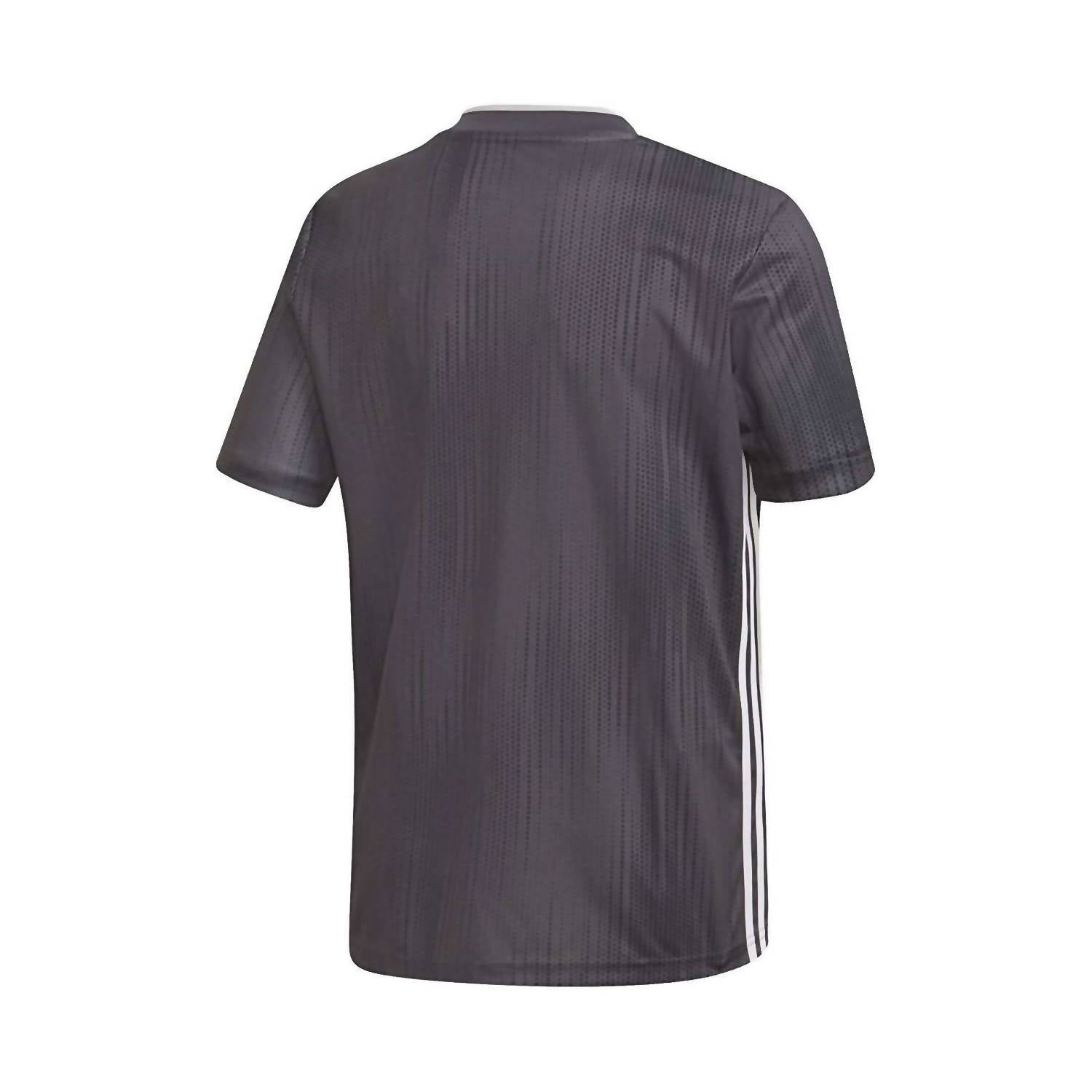 adidas Boy's Tiro 19 Jersey in solid gray - kids' t-shirt - detail view