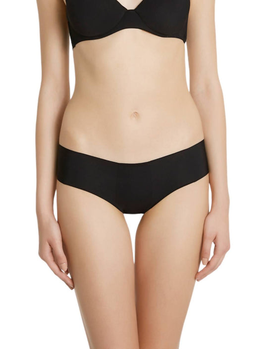 La Perla - Women's Black Cotton Full Cut Bikini