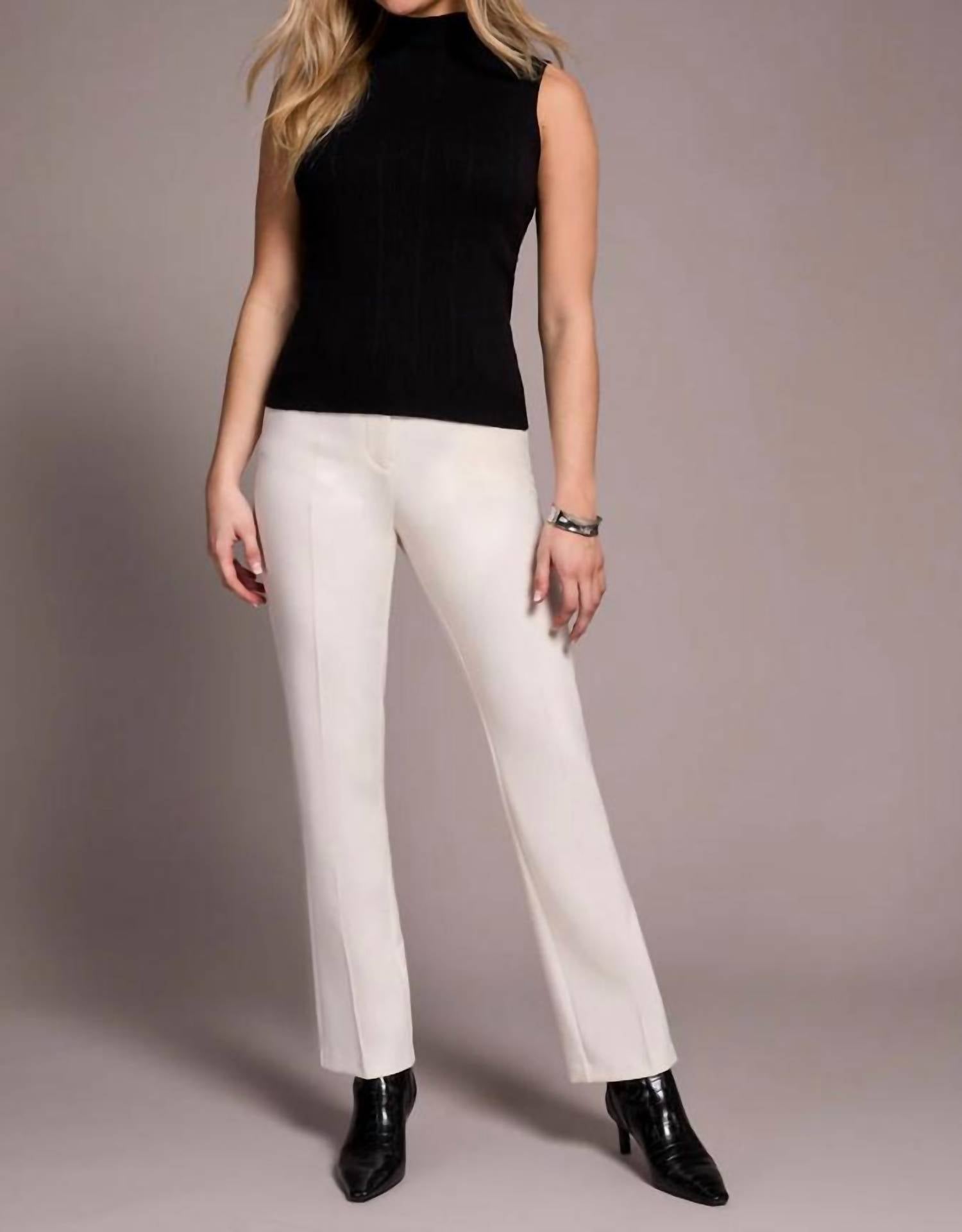 Tribal - Sleeveless Mock Neck Top - Plus