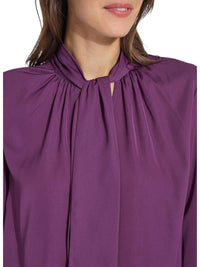 Lysse - Janis Scarf Neck Pull On Blouse