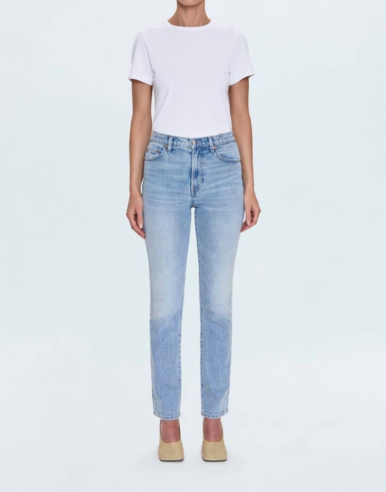 Pistola - Bri High Rise Slim Straight Jeans
