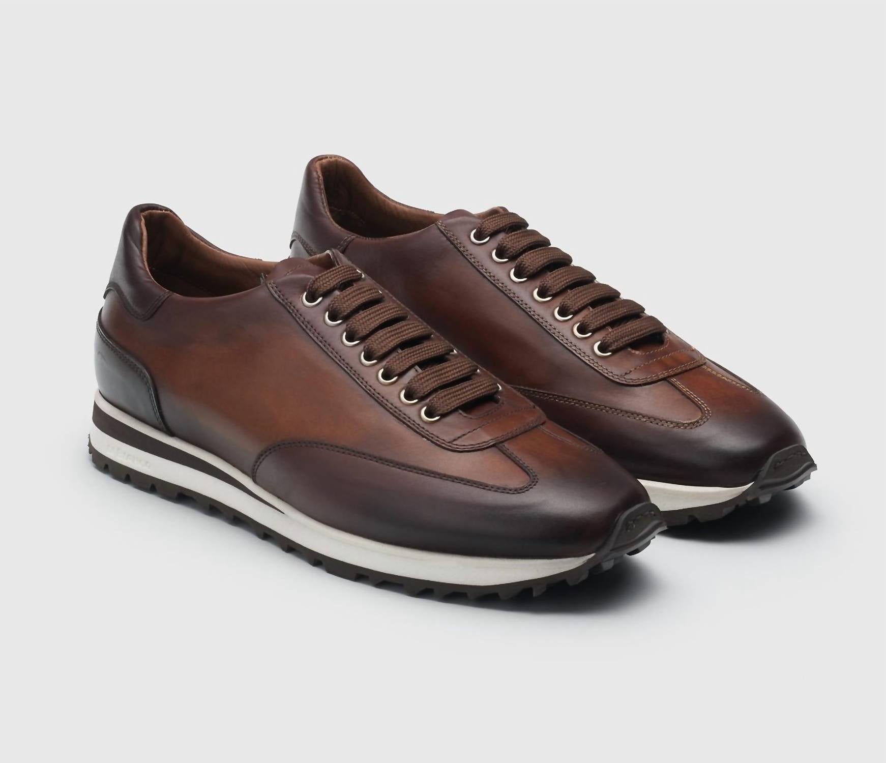 Scarpe Di Bianco - Men's Sb307 Calf Reverse Sombrero Sneaker