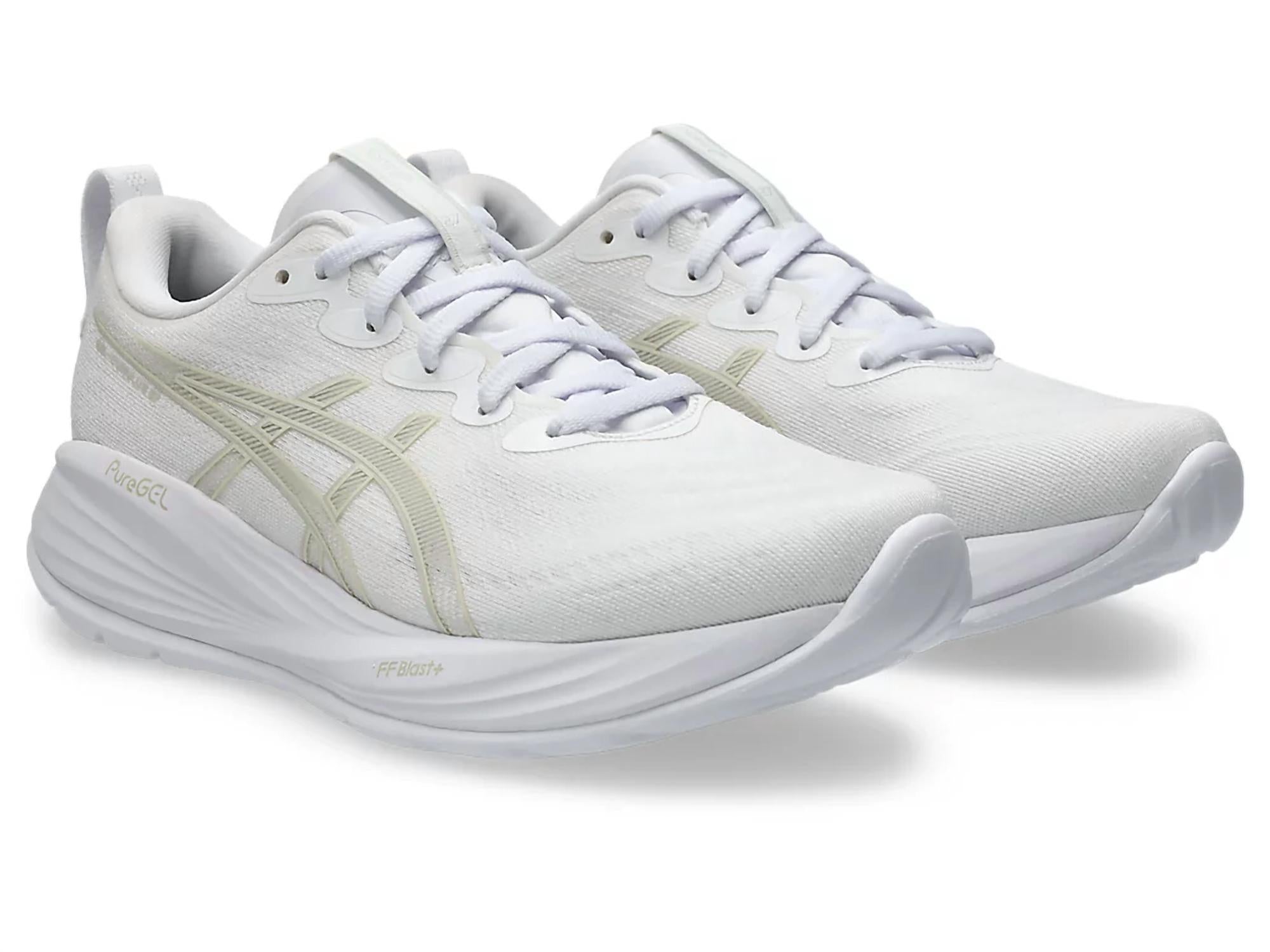 ASICS Women's Gel-cumulus 27 Running Shoes in white lake grey 1 - women's shoe
