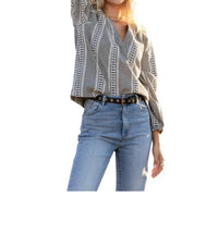Dylan By True Grit - Bennet Stripe Blouse
