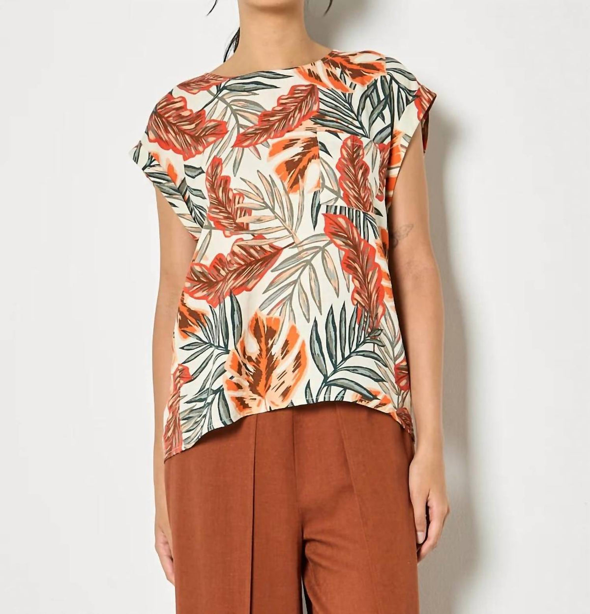 Apricot - Women's Palm Party Top